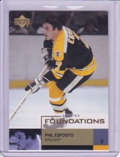 Phil Esposito 2002 Upper Deck Foundations Hockey Card 7 Grade MT
