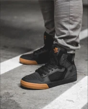Supra Men's Supra Vaider X SHOE PALACE Black cowhide High Top