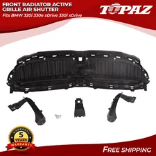 Front Radiator Active Grille Air Shutter For BMW 320i 330e xDrive 330i xDrive