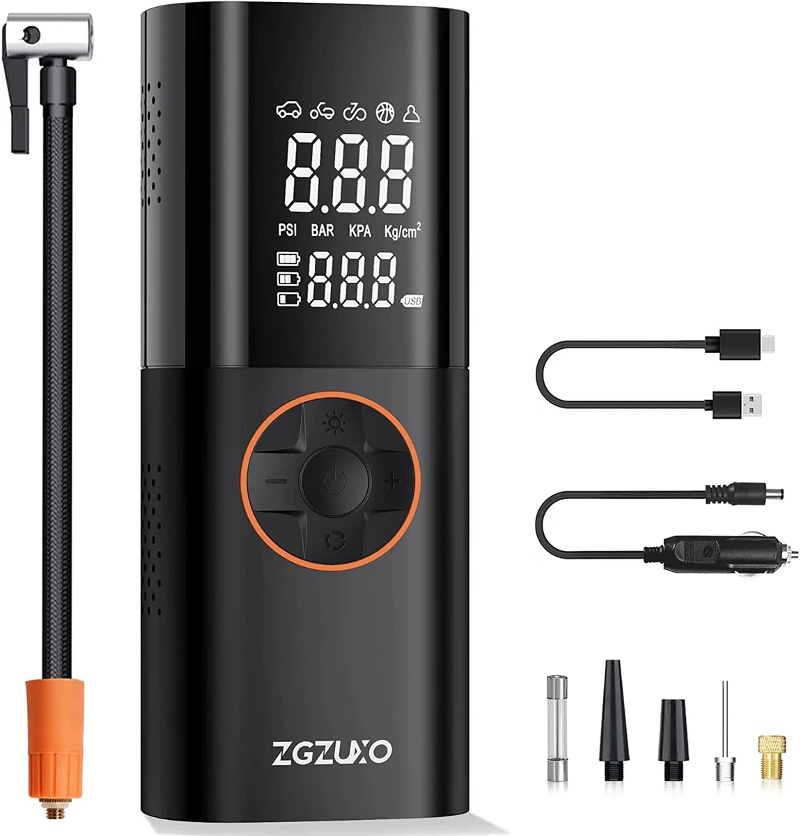 ZGZUXO Tire Inflator Portable Air Compressor 150PSI 2X Fast