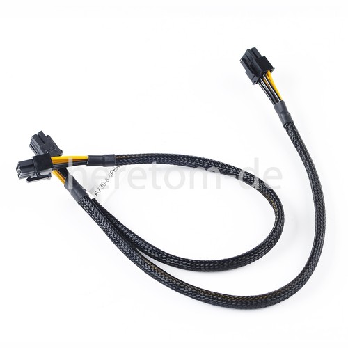 8pin to 6+6pin Power Cable for DELL R730 and NVIDIA Quadro K6000 GPU 35cm - Bild 8 von 11