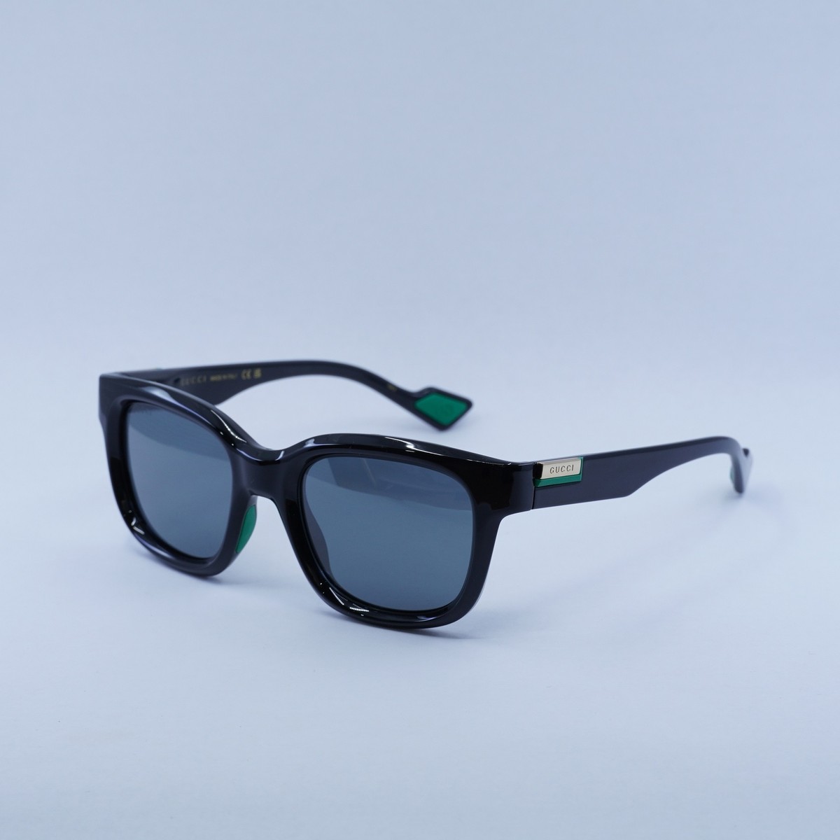 Gucci GG1621SA-001 53mm New Sunglasses Gucci Square Sunglasses GG0567SA 001 Black/Clear/Gold 58mm  main image 2