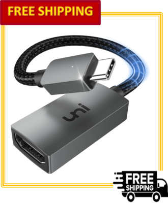 uni 4K USB C to HDMI High Speed Adapter/ Converter Thunderbolt 3/4 Compatible