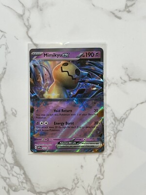 Pokmon TCG Mimikyu ex Scarlet & Violet Black Star Promos SVP004 Holo Promo  NM | eBay
