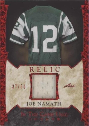 2022 Leaf In The Game Used Sports Joe Namath #GUM-21