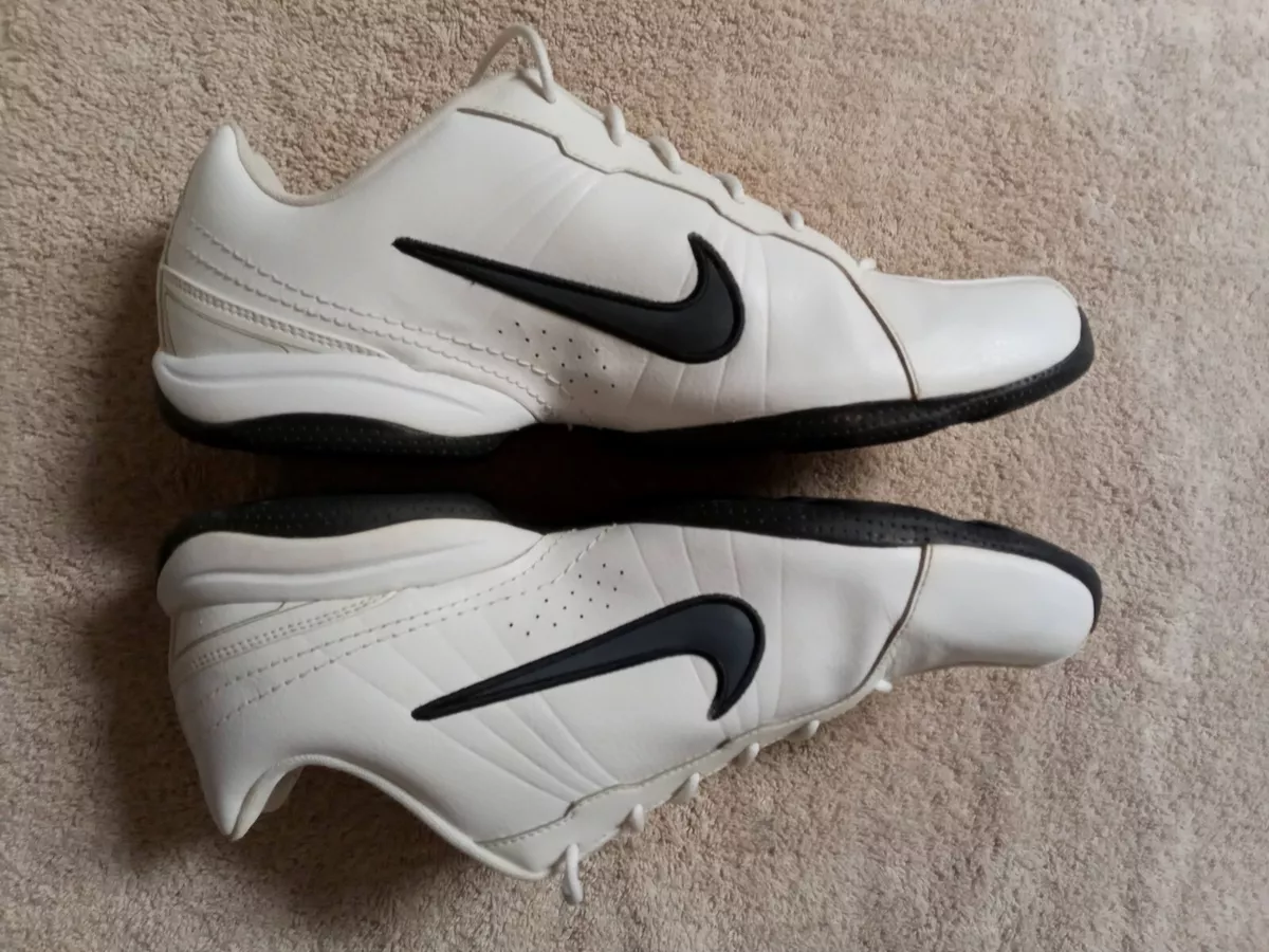 Tegenslag Ontwijken financieel Nike Affect III Leather 386493-103 Mens White Black Sneakers Size 12 | eBay