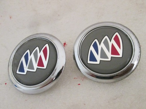 GM 25713251 BUICK LASABRE 2000 01 02 03 2004 2005 FENDER EMBLEM GENUINE **PAIR** - Picture 8 of 8