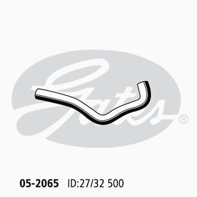 Radiator Hose Upper Gates 05-2065 for FORD FIESTA WS 1.6L 2008-2010 PETROL - Bild 1 von 1