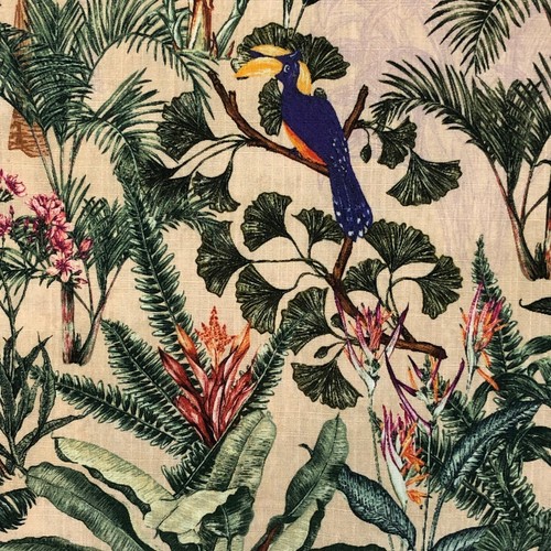 Yiume Hawaiian Shirt Mens M Tropical Paradise Jungle Cotton Wipada Lulenkampff - Picture 9 of 17