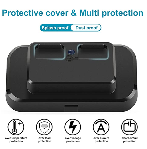 Dual USB Port 12V-24V 4.8A Quick Car Charger Socket Power Outlet & Weather Cap - Picture 6 of 8