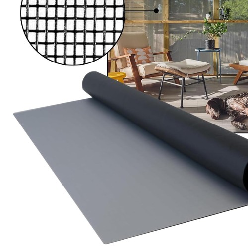 Charcoal Fiberglass Window Screen Roll 48in x 100ft - Insect Protection Design