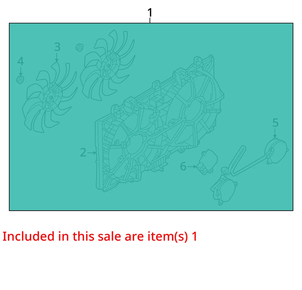 Radiator Fan Motor Fan Assembly Radiator Fits 14 16-18 INFINITI Q50 2649063 Foto 3 de 4