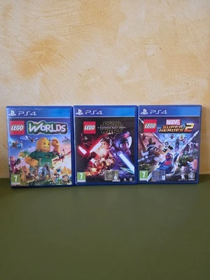 Lotto LEGO PS4 3 Giochi i Buono Stato Testati PAL ITA