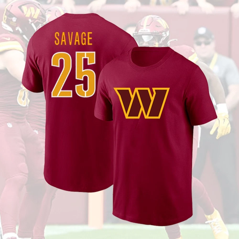 Darnell Savage #25 Washington 2025 Player Name & Number