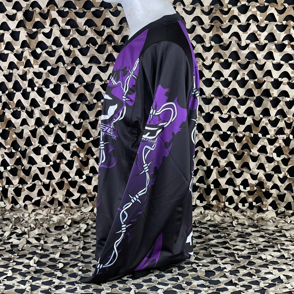 NEW JT Barbed Wire Paintball Jersey - Purple - Medium | eBay