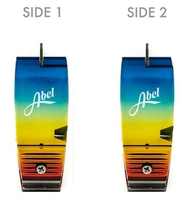 NEW 2025-26 ABEL FLY FISHING LINE NIPPER BAJA FADE FRONT & BACK + LANYARD