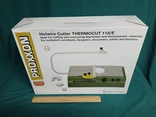 Proxxon Thermocut 115/E Auto-Cad Hot Wire Cutter With Large Table 37080 New