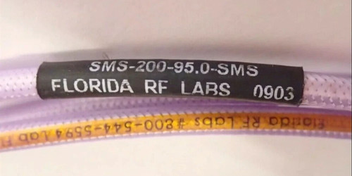 FLORIDA RF SMA COAX TEFLON COVERED CABLE SMS-200 SERIES M- M CONN. ASSORTED LOT - Picture 3 of 18