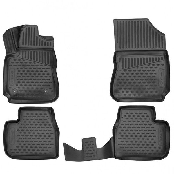 Gummi-FußMatten Citroen C4 Cactus 2014-2020 Novline Passgenau Auto Set-image