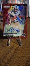 Marshall Faulk 2024 Prizm FOTL Red Shimmer Auto 22/35