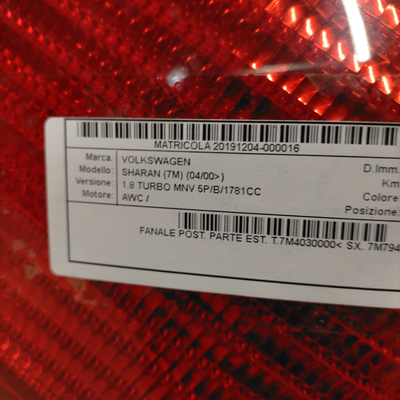 Fenêtre Latérale Ausstellbar / Teinté L 43R-000002 Seat Alhambra 2.0