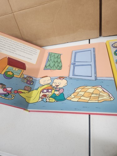 Vintage Rugrats Rainy Day Adventure With Music HC Book multiple flaps open - Picture 3 of 4