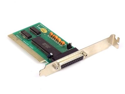 ASKA P-201 HM82C11C ISA Schnittstellenkarte mit DB-25 Female Parallel-Port