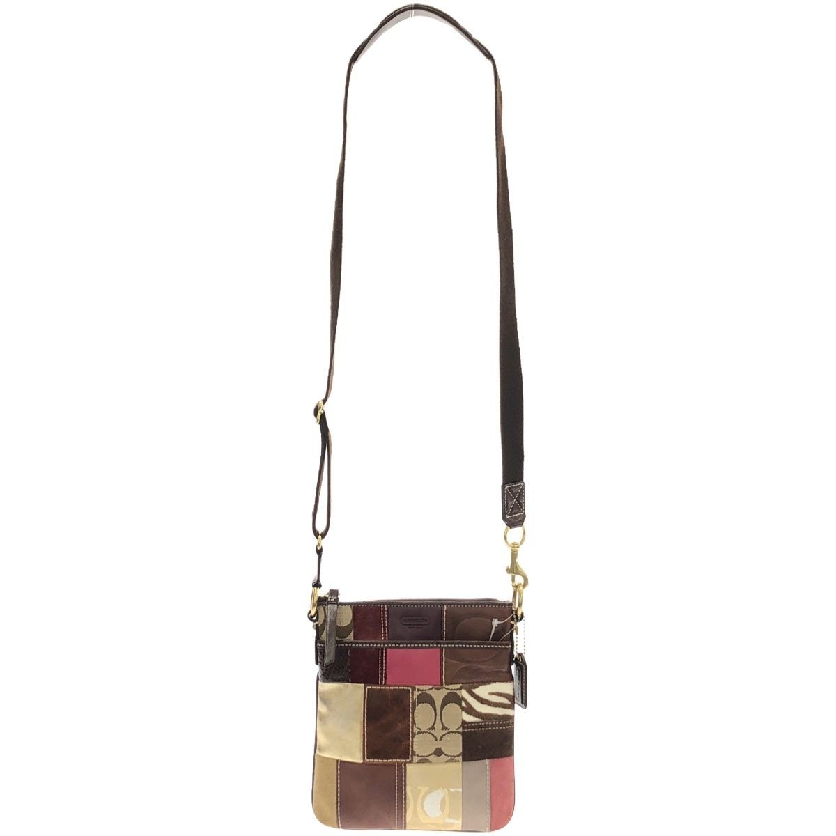 COACH Patchwork Design Shoulder Bag Mix - image 1