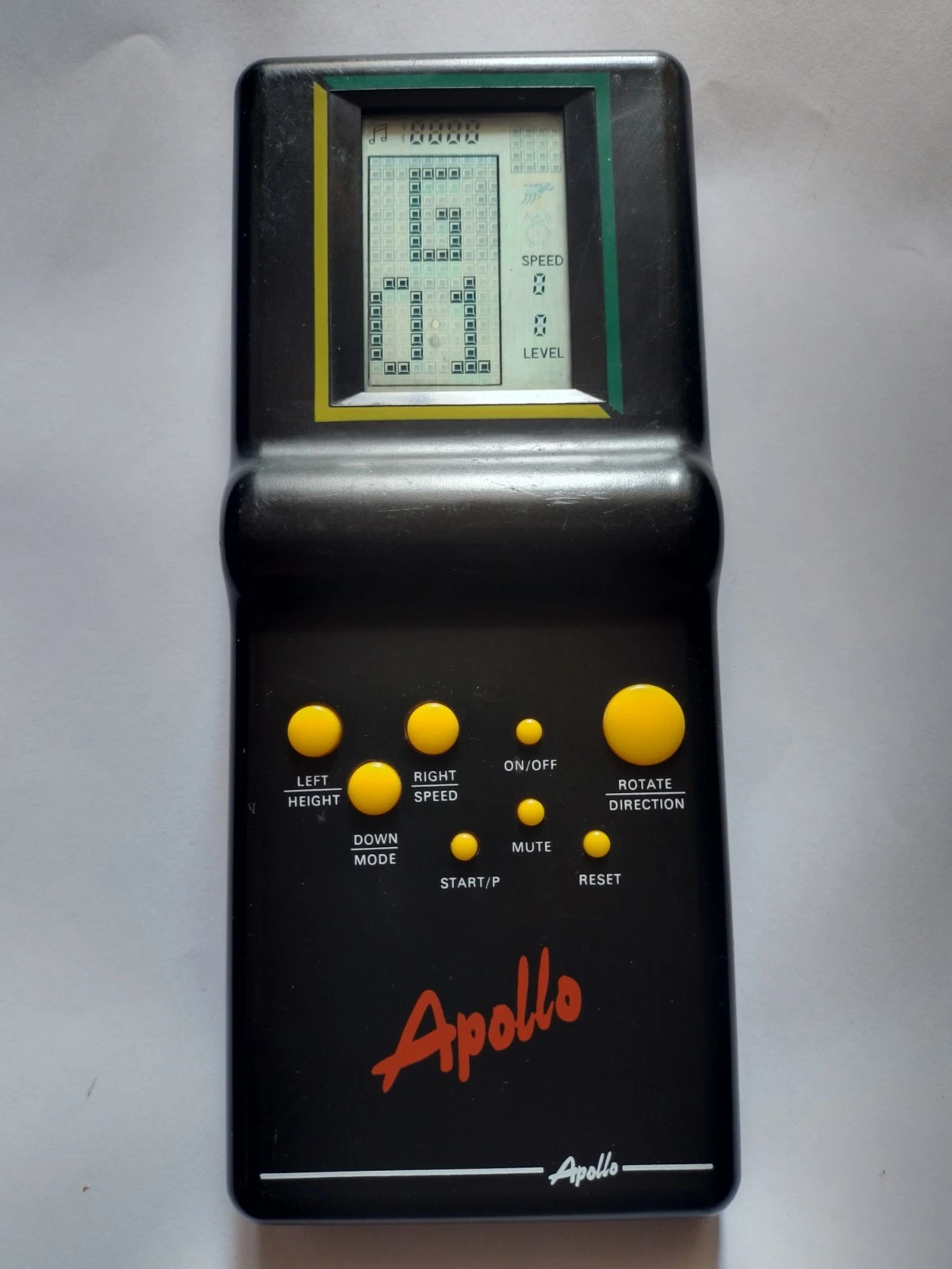 TESTED Apollo Brick Game Vintage 90's Handheld Gaming Console retro black work