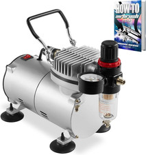 1/5 HP Airbrush Compressor w/ Regulator, Gauge Water Trap
