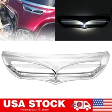 Chrome Fairing Vent Accent Trim LED For Harley Touring Electra Street Glide FLHX