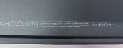 Logitech YU0043 Folio Touch Keyboard and Trackpad Case for iPad Air - Picture 11 of 11