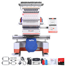 PooLin EOM Embroidery Machine Computerized CAP Shirt Industrial Commercial.