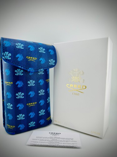 Creed 100ML FRASCO DE CADERA MANGA CUERO Azul Nuevo en Caja - Imagen 4 de 5