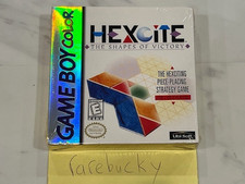 Hexcite (Nintendo Game Boy Color) NEW SEALED H-SEAM, HOLOFOIL BOX, EXCELLENT!
