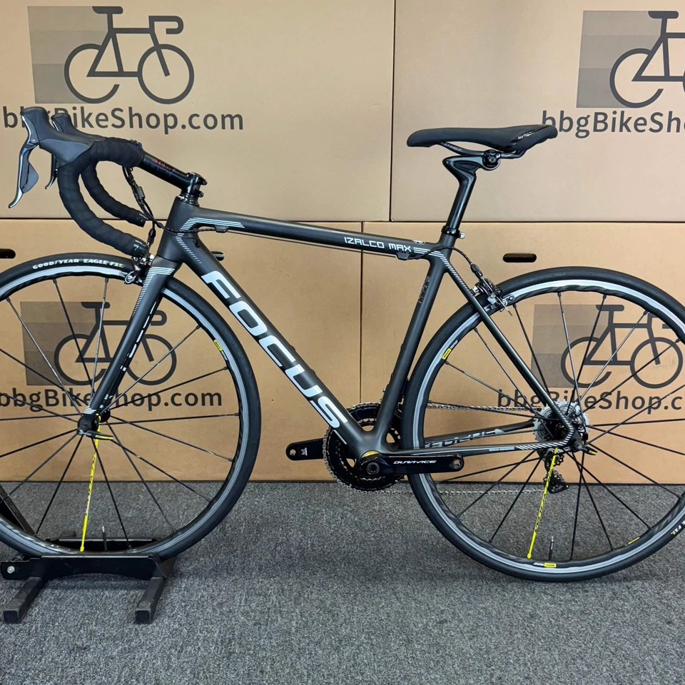 Bicicleta de carretera Focus Izalco Max usada, 13 lb de carbono para escalada, Dura-Ace Di2, 2017, 54 cm Foto 2 de 4