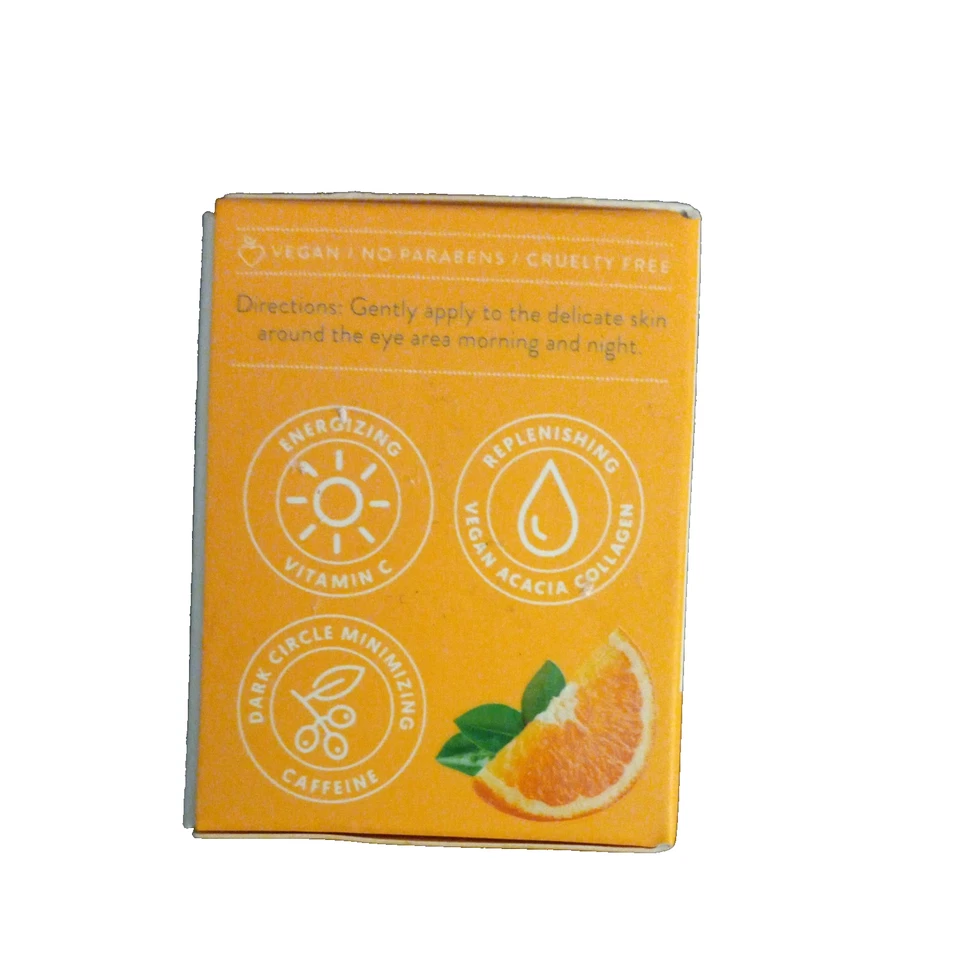 POR NATURALEZA VITAMINA C + COLÁGENO ILUMINADOR + CREMA ENERGIZANTE PARA OJOS 1 OZ / 30 g Foto 4 de 4