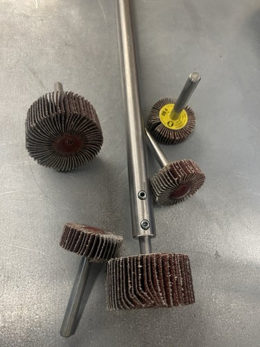 Verlängerung Schleifkörper 12x250mm,Fächerschleifer Aufnahme 6mm Edelstahl - Bild 1 von 8