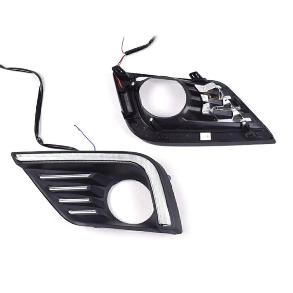 LED DRL Daytime Running Light Fog Day Lamp W/ Turn For Nissan Altima 2016-2017 Foto 3 de 4