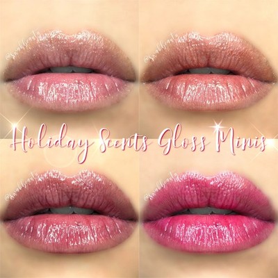   *Holiday Scents Mini GLOSS/SET of 4 (2019)* LipSense SeneGence