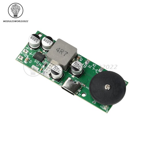3.7V to 9V12V Stepless Speed Regulation 12W Small Fan Circuit Board Boost Module - Picture 18 of 26