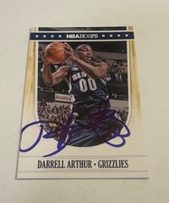 DARRELL ARTHUR Autographed 2011-12 Hoops IP AUTO SIGNED In Person