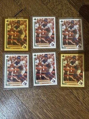 1991 Upper Deck Final Edition - Ivan Rodriguez #55F (RC) Lot Of 6