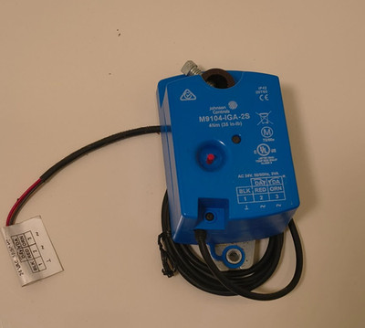Johnson Controls M9104-Aga-2S Electric Actuator, 35 In.-Lb., -4 To 140