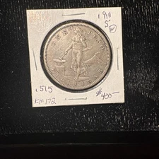 Philippines 1911-S peso KM 172 XF  (w)