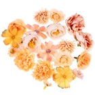  20 Pcs Artificial Flowers for Decoration Realistic Fake Heads Artistic