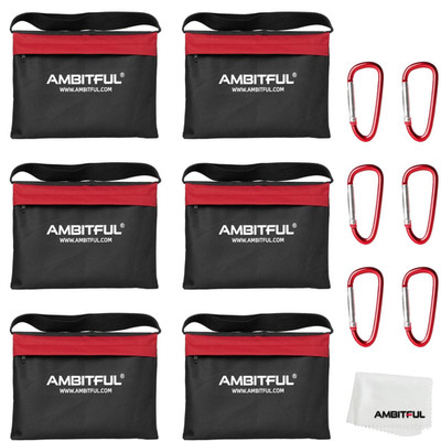 Sandbag Saddlebag 6 Stück Heavy Duty Light Stands Stativ Foto Studio Ambitful