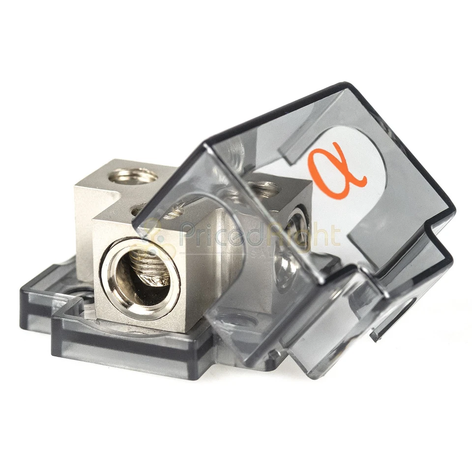 Alphasonik Distribution Block (1) 1/0 or 2 Gauge Input (2) 1/0 or 4 Gauge Out - Image 3 of 4