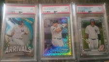 Jasson Dominguez Rookies Bowman 1st Mega Box,Silver Pack,& Arrivals PSA Yankees