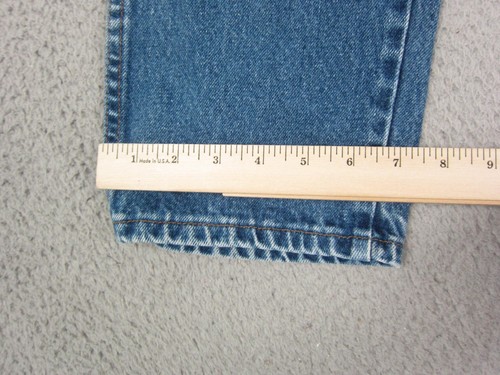Vintage Rustler Jeans Mens W 29 L 30 Blue Denim Zip Fly Cotton 80s Straight - Picture 14 of 15